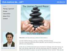 Tablet Screenshot of 1chrisandrews.com